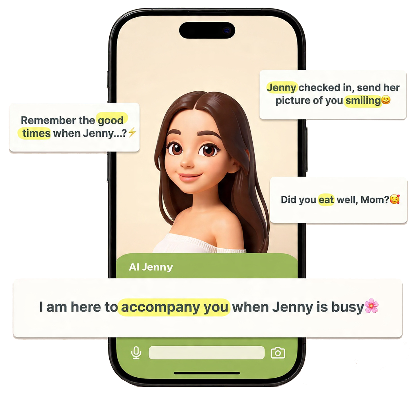 AI chat screen preview